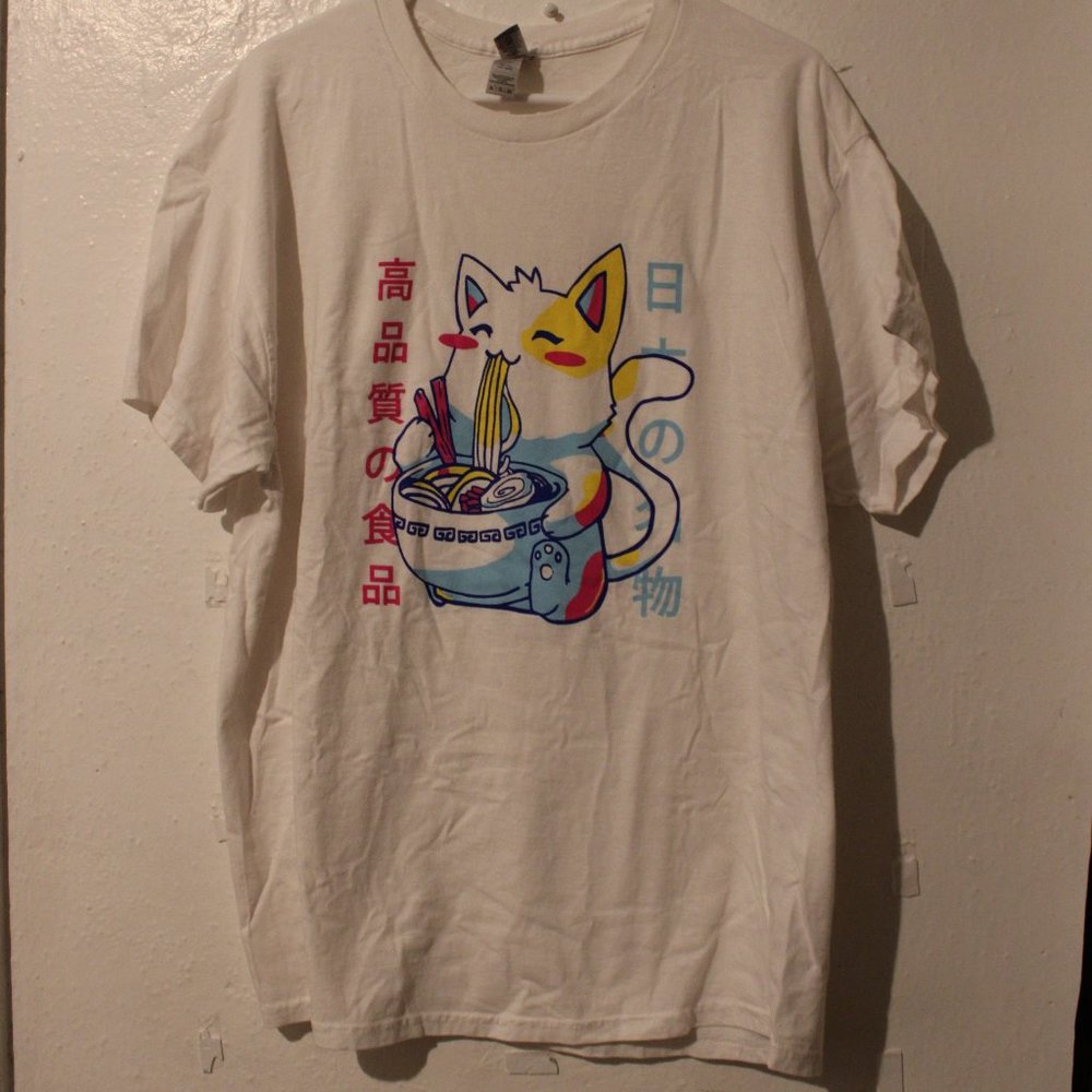 Cat eating Ramen Shirt